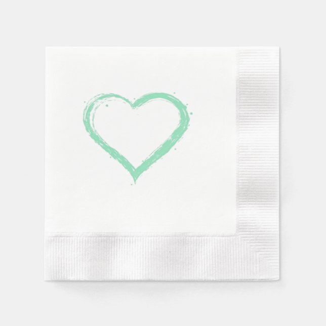 Guardanapo De Papel Green Heart Essential (Frente)