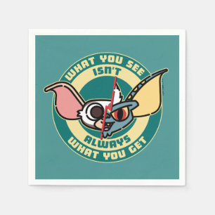 Guardanapo De Papel Gremlins O que você vê nem sempre é o que você g