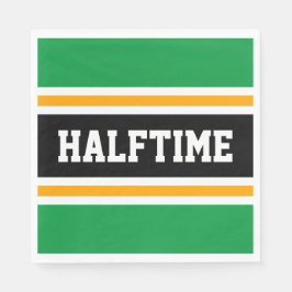 Guardanapo De Papel Greve de HALFTIME Preto Amarelo Verde Brilhante