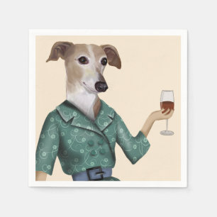 Guardanapo De Papel Greyhound Wine Snob