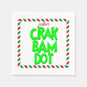 Guardanapo De Papel Grinchy Mahjong Napkins Crak Bam Dot! Joker