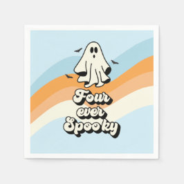 Guardanapo De Papel Groovy Fantasma retrô Halloween Four Ever Assustad