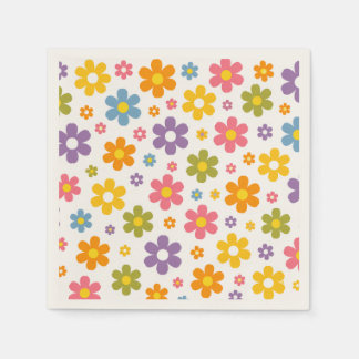 Guardanapo De Papel Groovy Flower Power