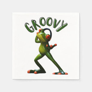 Guardanapo De Papel Groovy Green Sapo