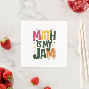 Guardanapo De Papel Groovy Math é Minha Paixão Primeiro Dia de Volta à