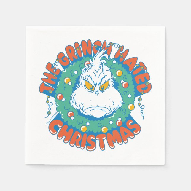 Guardanapo De Papel Grpolegadas odiava o Natal (Frente)