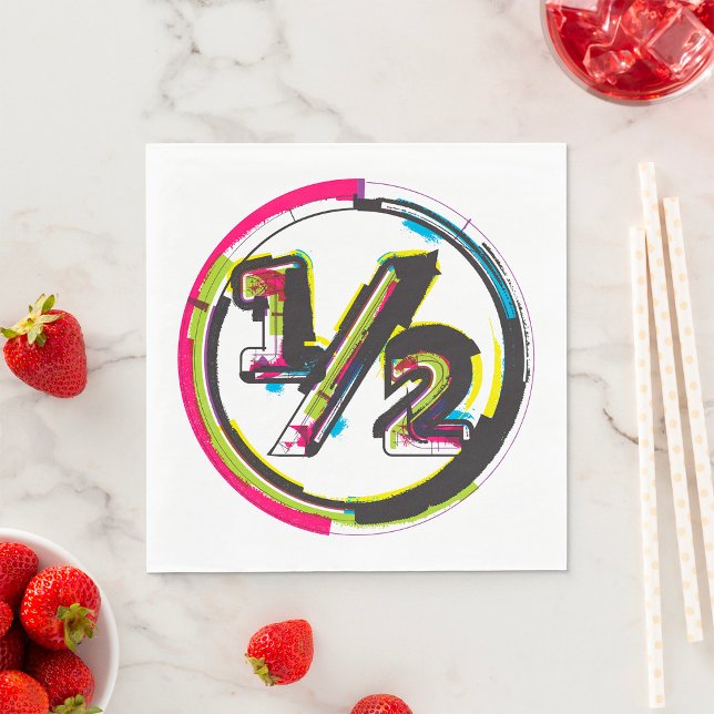 Guardanapo De Papel Grunge Half Symbol Napkins (Criador carregado)