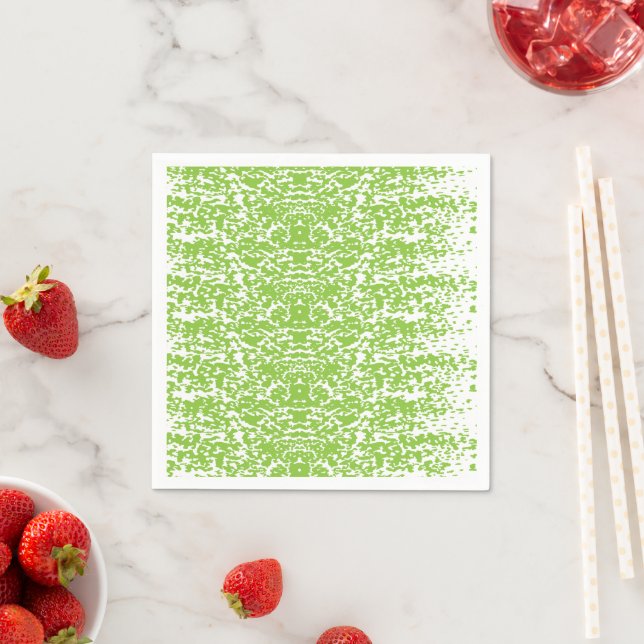 Guardanapo De Papel Grunge Lime Green Pattern - Summer Abstract Decor (Insitu)