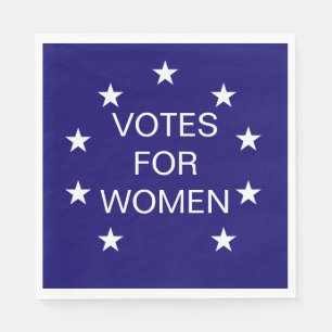 Guardanapo De Papel Grupo de 50 votos do Suffragette para o papel das