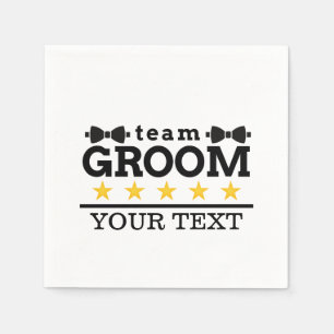 Guardanapo De Papel Grupo de Equipe   PADRINHO DE CASAMENTO   SOLTEIRO