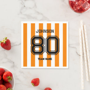 Guardanapo De Papel Grupo de Nomes Personalizados da Equipe de Esporte