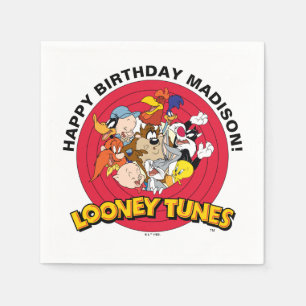 Guardanapo De Papel Grupo de Personagens Looney Tunes™ Aniversário