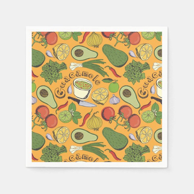 Guardanapo De Papel Guacamole (Frente)