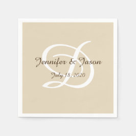 Guardanapo De Papel Guardanapos-coquetéis de casamento/aniversário