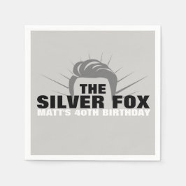 Guardanapo De Papel Guardanapos-coquetéis de festa de aniversário masc