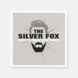 Guardanapo De Papel Guardanapos-coquetéis de festa de aniversário masc