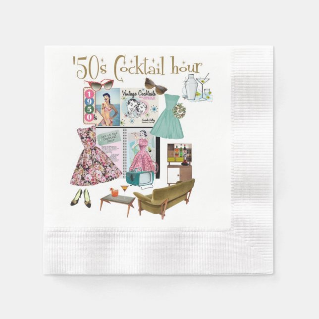 Guardanapo De Papel 'Guardanapos de coquetel 50 (Frente)