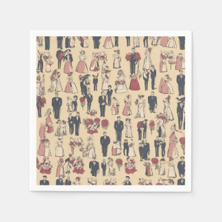 Guardanapo De Papel Guardas de casamento divertidos