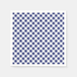 Guardanapo De Papel Guingão azul