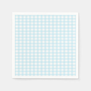 Guardanapo De Papel Guingão azul 1