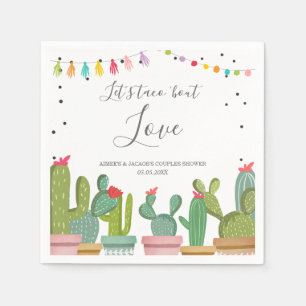 Guardanapo De Papel Guirlanda de Amor Festa de Casal Taco Napolinas pa