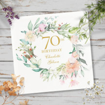Guirlanda de Rosas de Verão Doce 70º Aniversário