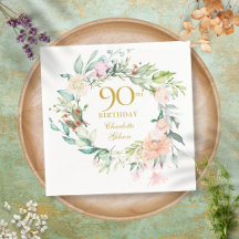 Guirlanda de Rosas de Verão Doce 90º Aniversário