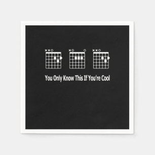 Guardanapo De Papel Guitarist Dad Guitar Tab Musical Birthday