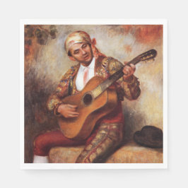 Guardanapo De Papel Guitarista espanhol (por Pierre-August Renoir)