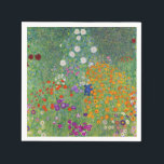 Guardanapo De Papel Gustav Klimt Flower Garden Vintage Art Nouveau<br><div class="desc">Gustav Klimt Flower Garden Vintage Art Nouveau Pintura De Belas Artes 1907</div>