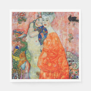Guardanapo De Papel Gustav Klimt - Mulheres Amigas