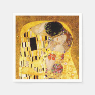 Guardanapo De Papel Gustav Klimt O Beijo