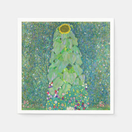 Guardanapo De Papel Gustav Klimt - O Girassol