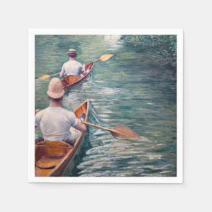Guardanapo De Papel Gustave Caillebotte - Canoas nos Yerres