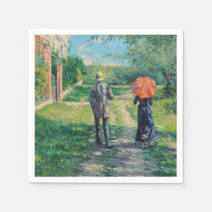 Guardanapo De Papel Gustave Caillebotte - O Caminho Uphill