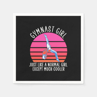 Guardanapo De Papel Gymnast Girl