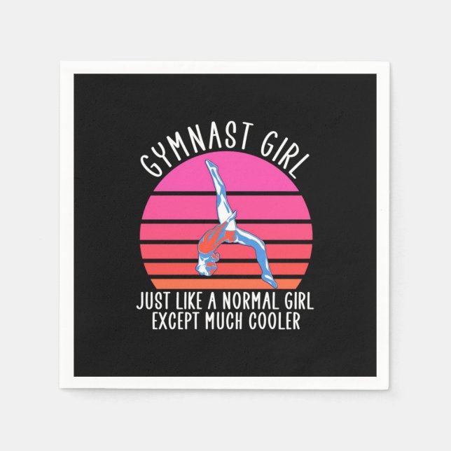 Guardanapo De Papel Gymnast Girl (Frente)