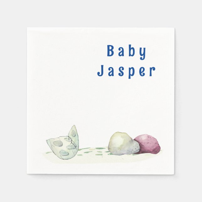 Guardanapo De Papel Habitat Pré-Histórico do Dragão Personalizado (Frente)