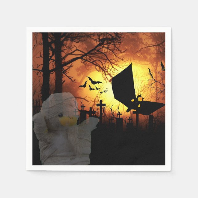 Guardanapo De Papel Halloween   (Frente)