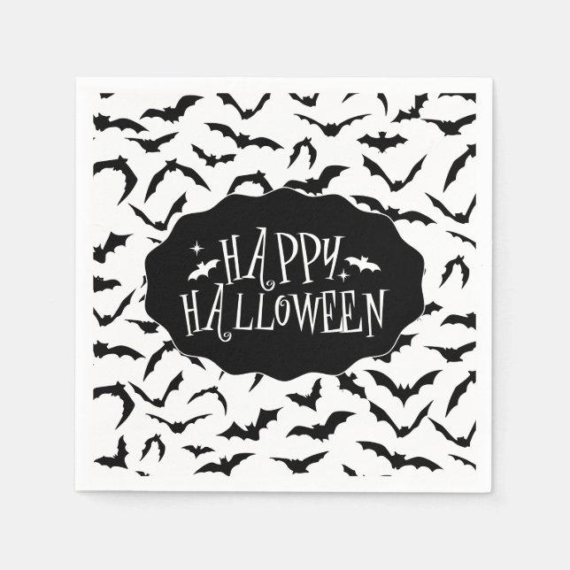 Guardanapo De Papel Halloween  (Frente)