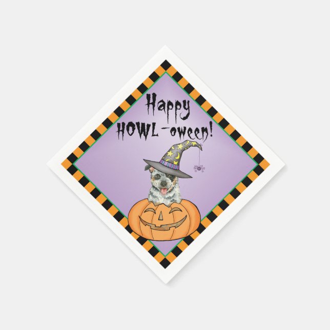 Guardanapo De Papel Halloween, australiano Bovinos (Canto)