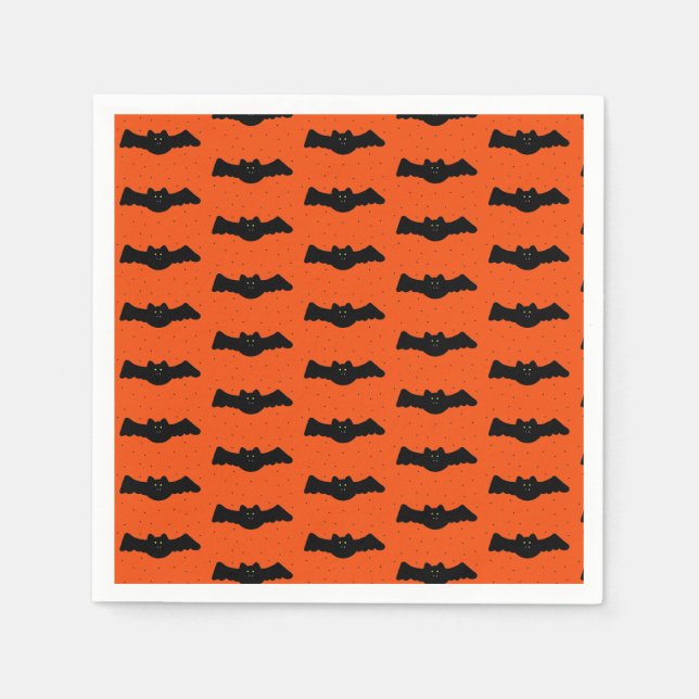 Guardanapo De Papel Halloween Bats (Frente)