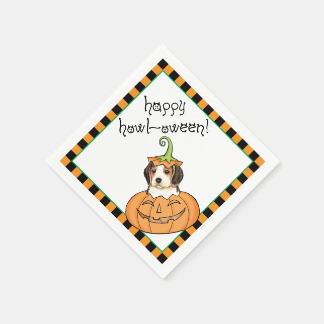 Guardanapo De Papel Halloween Beagle (Canto)