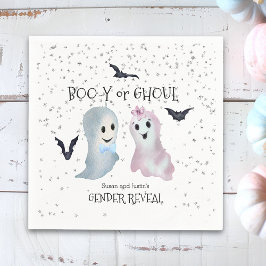 Guardanapo De Papel Halloween Boo-y e Ghoul Gênero Revelam Fantasmas