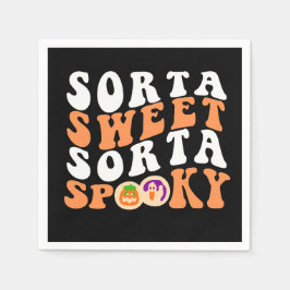 Guardanapo De Papel Halloween Cookie Sorta Sweet Sorta Spooky Napkins