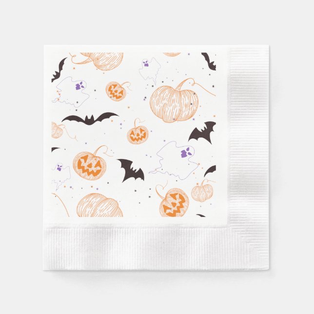 Guardanapo De Papel Halloween Delights (Frente)