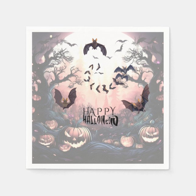 Guardanapo De Papel Halloween desmoronou (Frente)