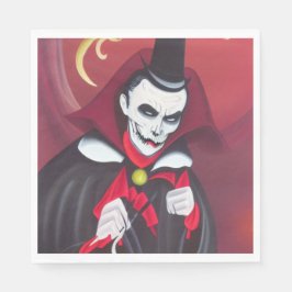 Guardanapo De Papel Halloween Dracula