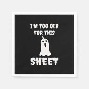 Guardanapo De Papel Halloween Eu Sou Muito Velho Para Este Aniversário