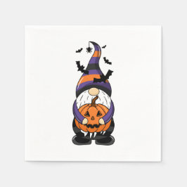 Guardanapo De Papel Halloween Gnomo